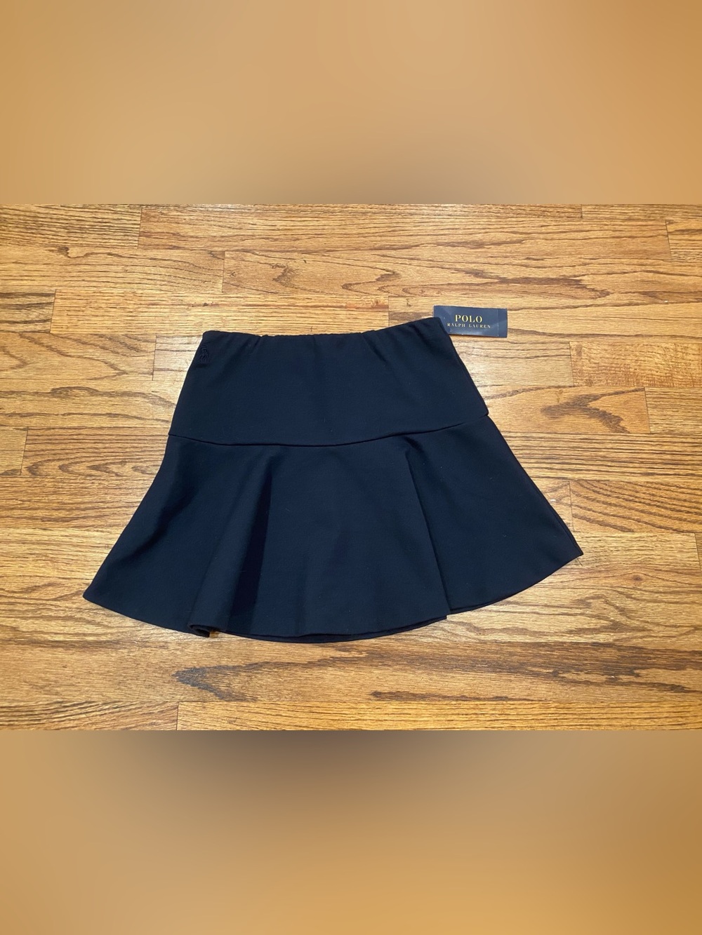 NWT Polo by Ralph Lauren Navy Circle Skater Skirt Girls 8-10 8 10